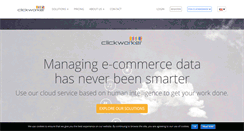 Desktop Screenshot of clickworker.com